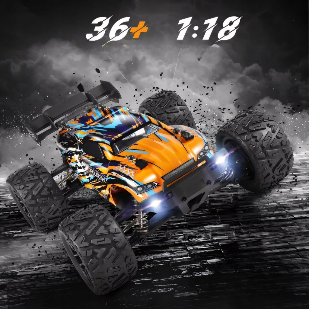 Monster Truck RC 4x4 36km/h pomarańczowy | REEVE