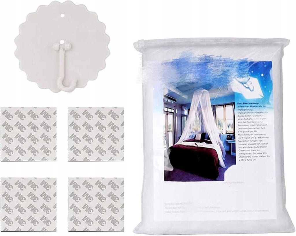 Moskitiera baldachim XXL AERB nad Łóżko 2 - osobowe | REEVE