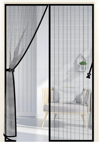 Moskitiera magnetyczna na drzwi 90x210cm czarna | REEVE