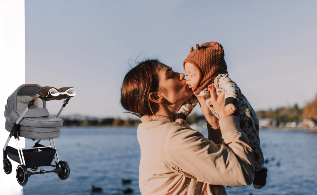 Mufka do Wózka Uniwersalna Brązowa - Ciepła i Wodoodporna | REEVE