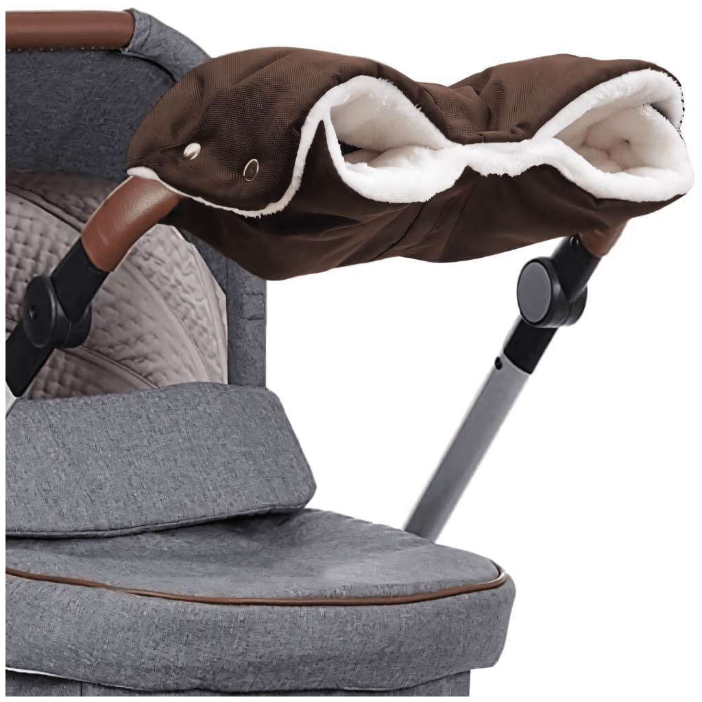 Mufka do Wózka Uniwersalna Brązowa - Ciepła i Wodoodporna | REEVE