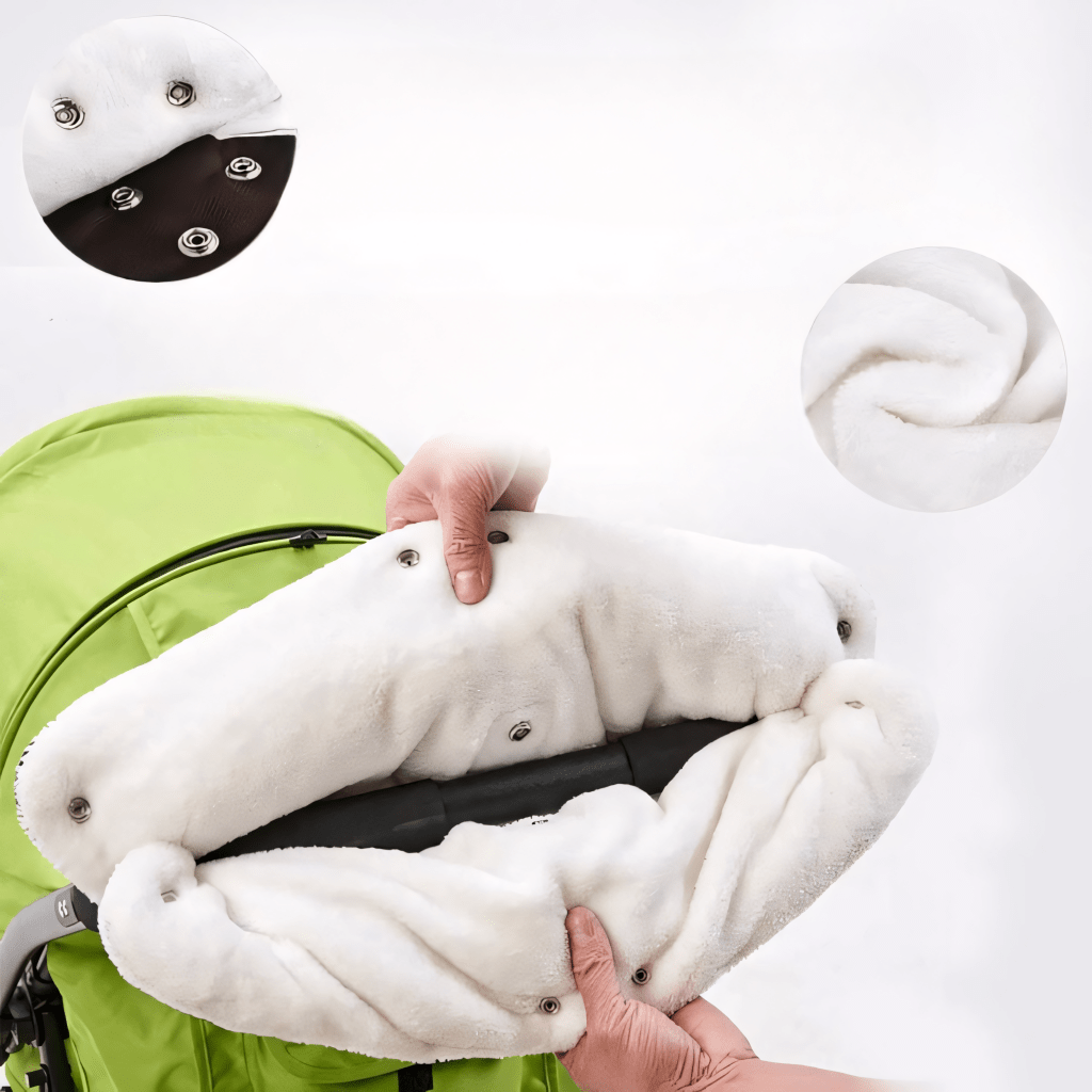 Mufka do Wózka Uniwersalna Brązowa - Ciepła i Wodoodporna | REEVE