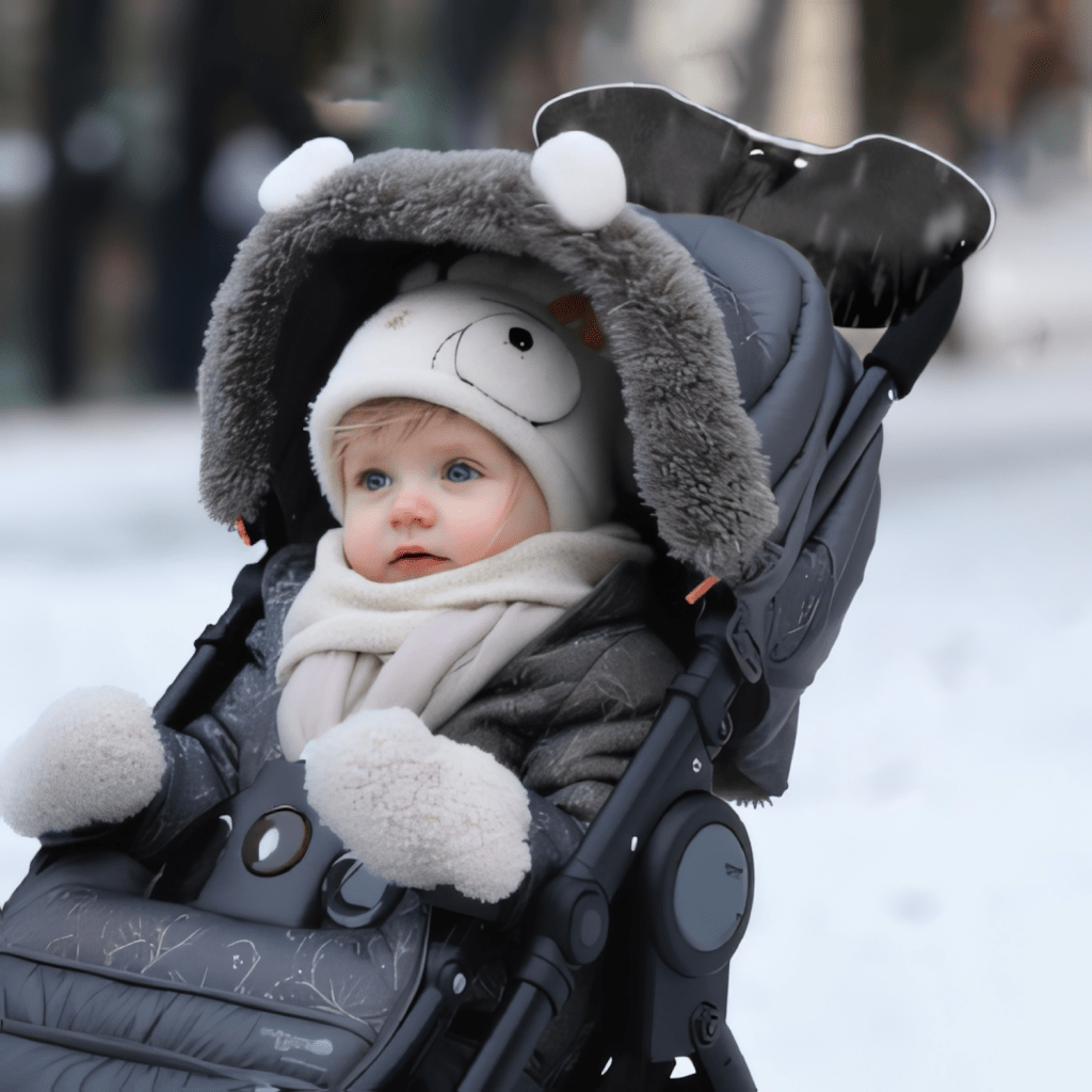 Mufka do Wózka Uniwersalna Granatowa - Ciepła i Wodoodporna | REEVE