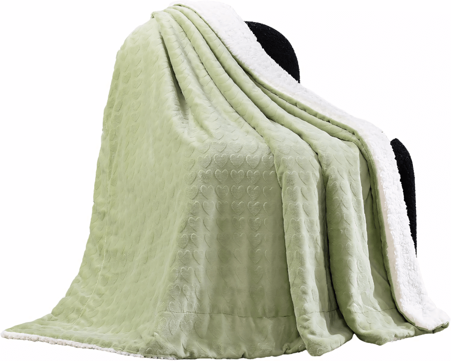 Narzuta koc PanxHome 160x200 gruby baranek + welur | REEVE