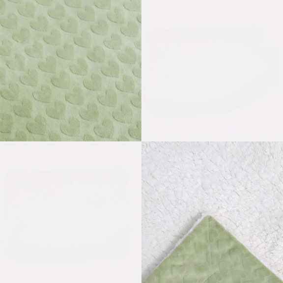 Narzuta koc PanxHome 160x200 gruby baranek + welur | REEVE