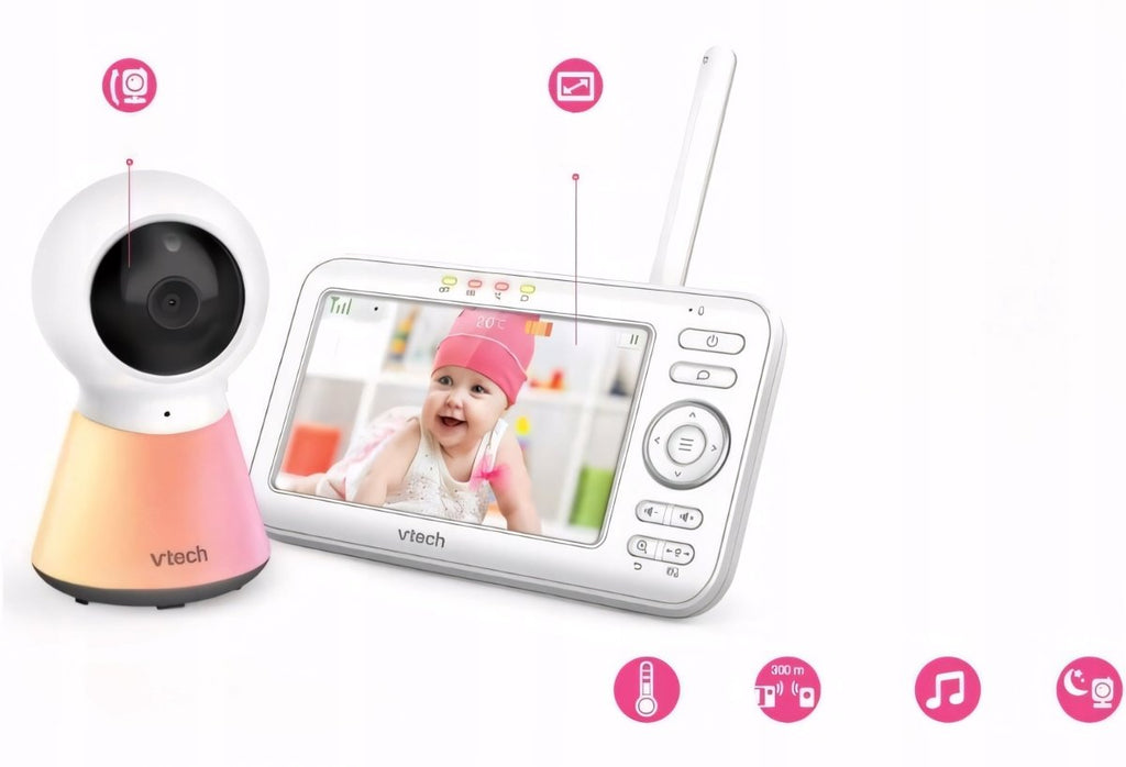 Niania elektroniczna VTech VM5255 5" LCD HD bez Wi - Fi | REEVE