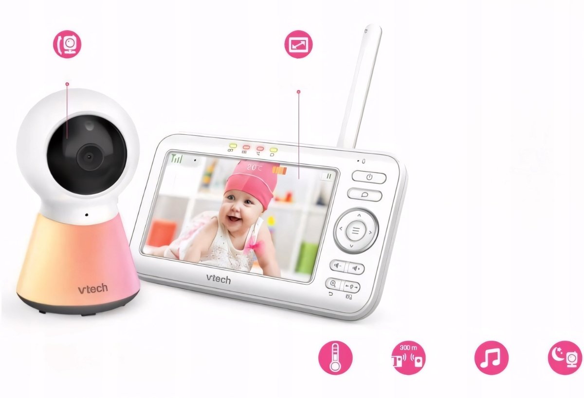 Niania elektroniczna VTech VM5255 5" LCD HD bez Wi - Fi | REEVE