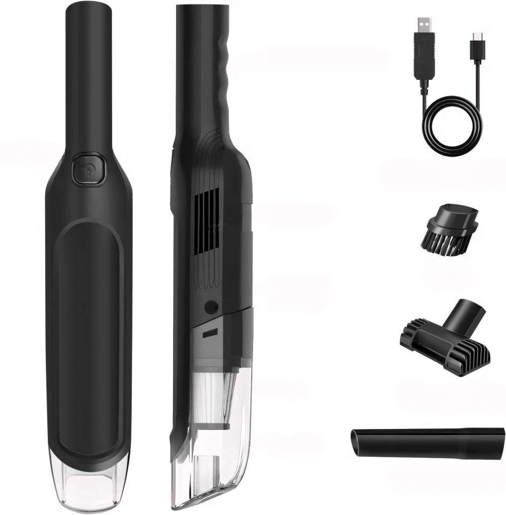 Odkurzacz samochodowy bezprzewodowy 6000 Pa, mokro - sucho, USB - C | REEVE