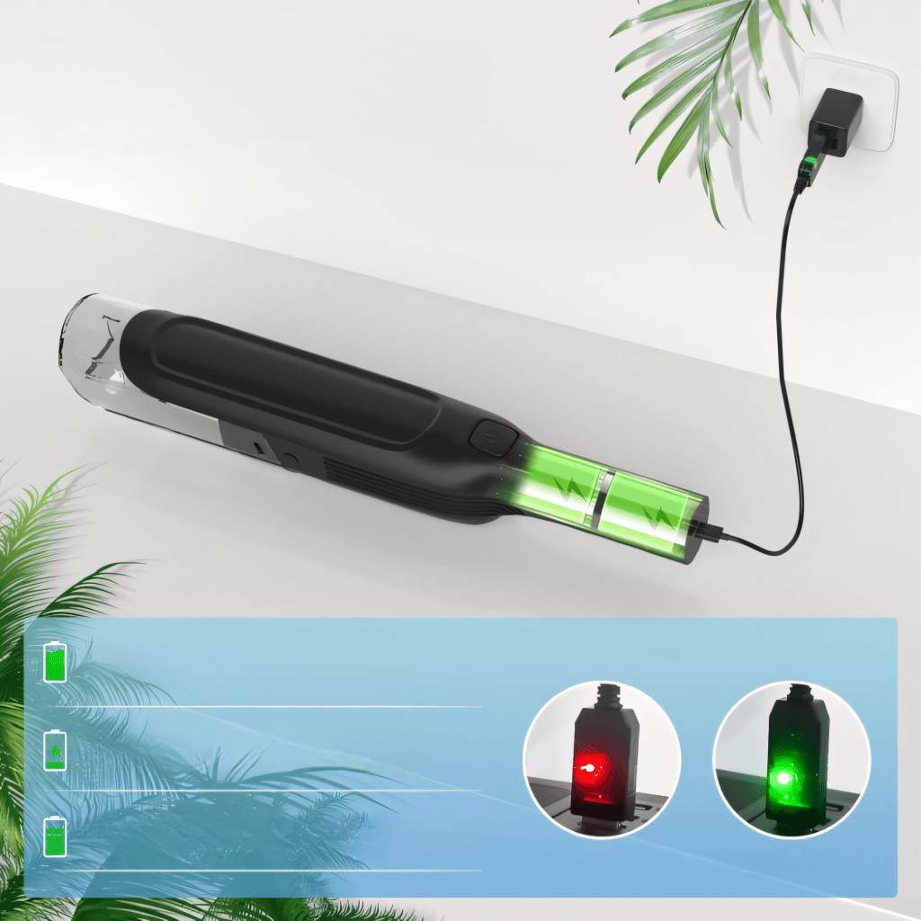 Odkurzacz samochodowy bezprzewodowy 6000 Pa, mokro - sucho, USB - C | REEVE