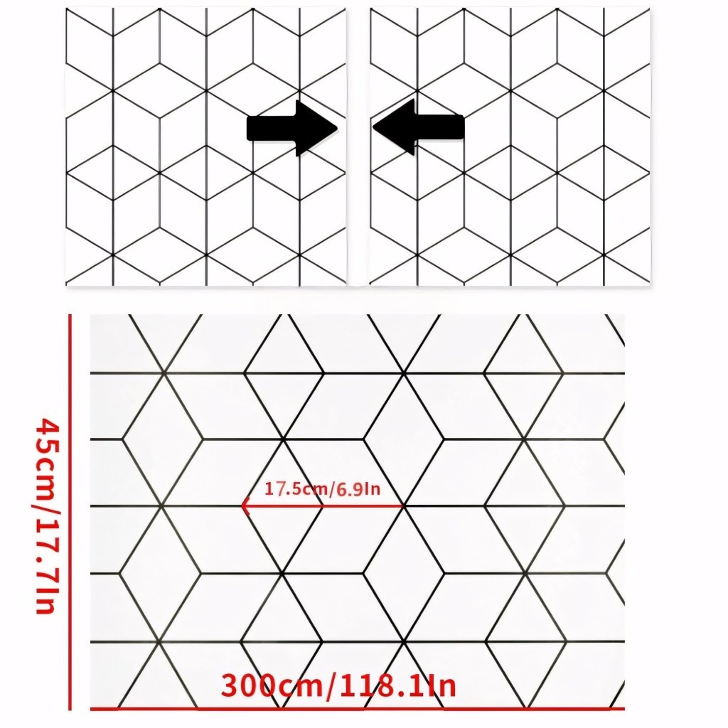 Okleina meblowa Decoroom 45x300cm białe paski | REEVE