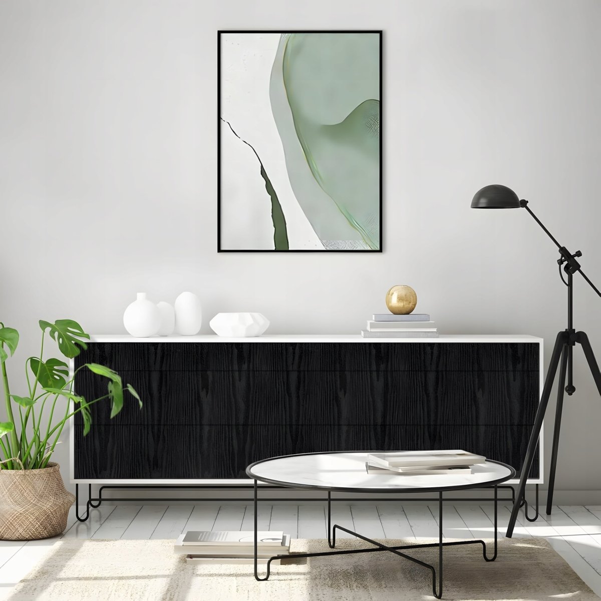 Okleina meblowa samoprzylepna 30x300cm czarna drewno | REEVE