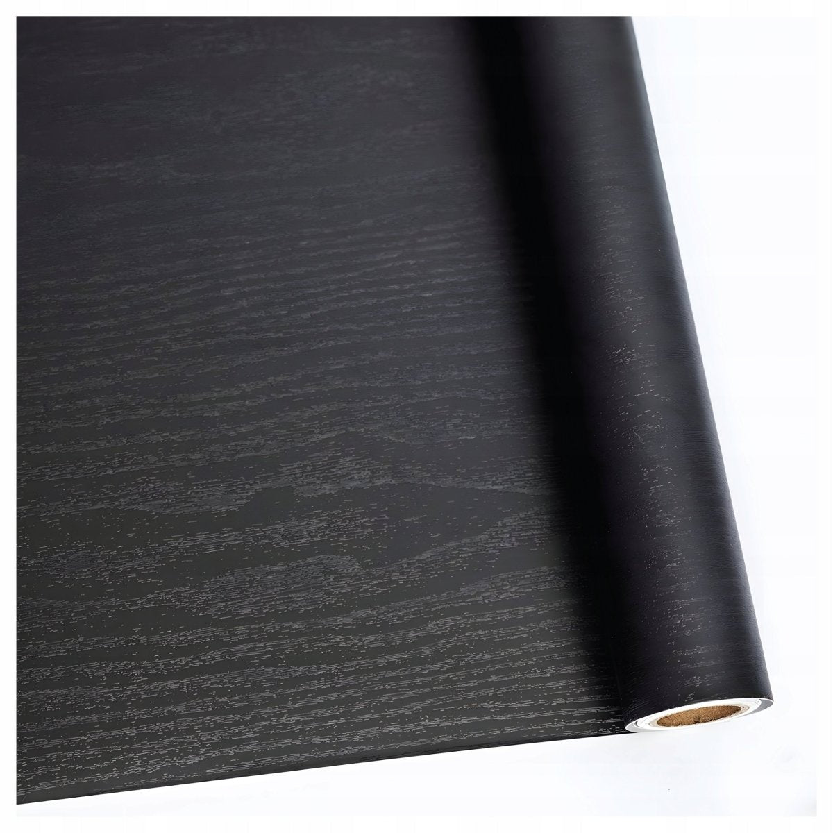 Okleina meblowa samoprzylepna 30x300cm czarna drewno | REEVE