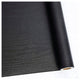 Okleina meblowa 30 × 300 cm, czarne drewno z fakturą 3D