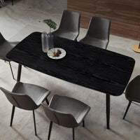 Okleina meblowa samoprzylepna 30x300cm czarna drewno | REEVE