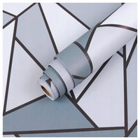 Okleina samoprzylepna 44×300 cm – szary wzór geometryczny | REEVE