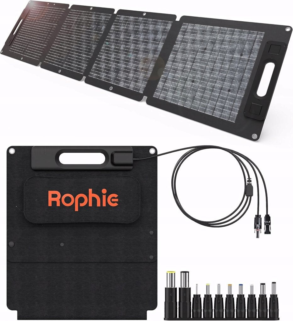 Panel solarny Rophie 100W składany turystyczny | REEVE