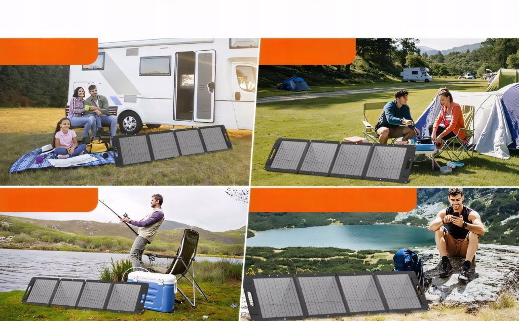 Panel solarny Rophie 100W składany turystyczny | REEVE
