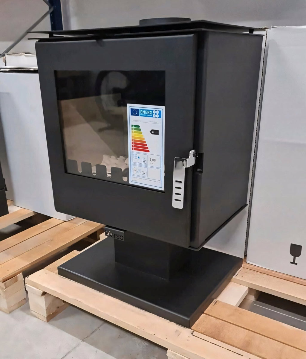 Piec na drewno wolnostojący 5 kW VERSO Rheia P | REEVE