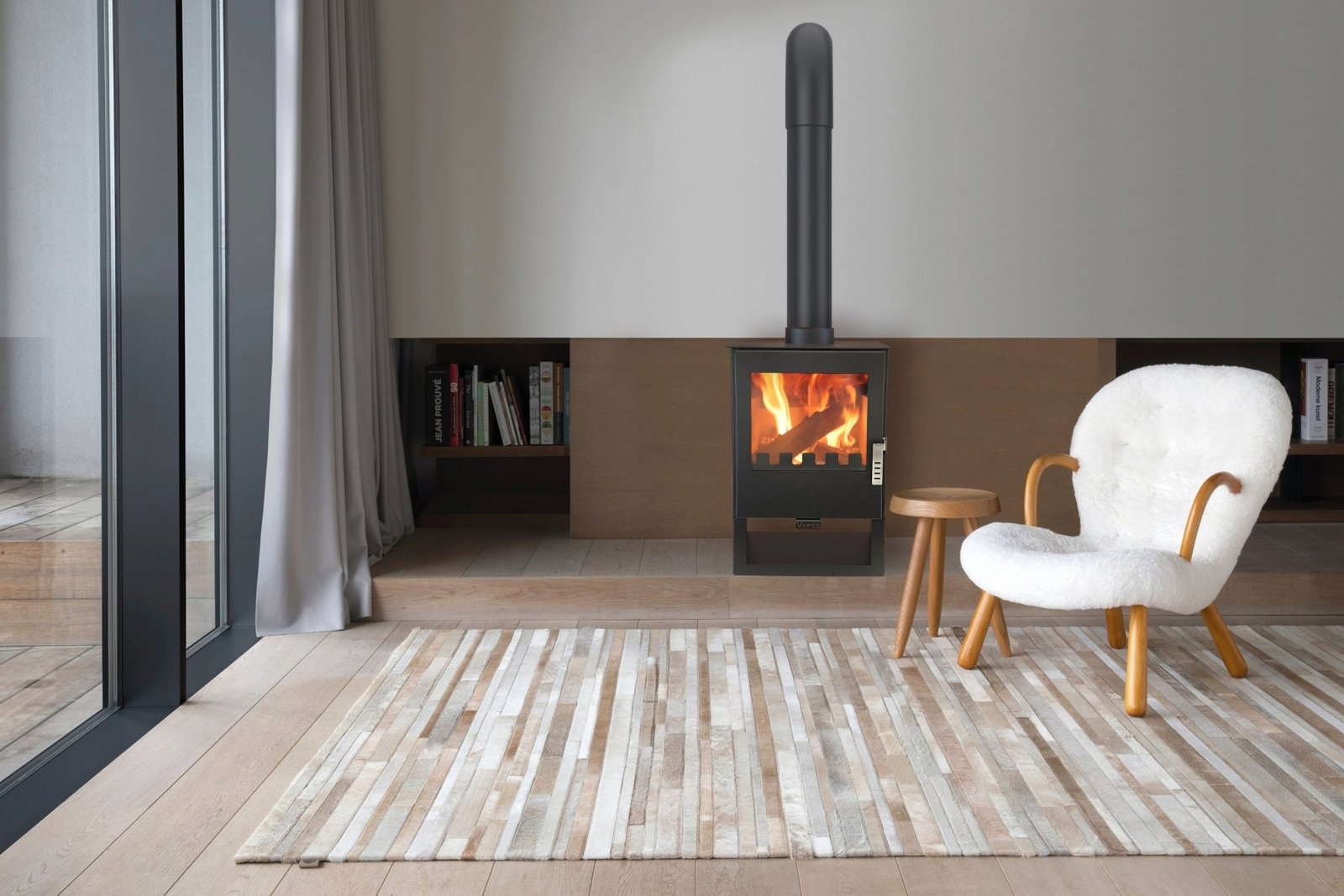 Piec na drewno wolnostojący VERSO 3 5kW A+ | REEVE