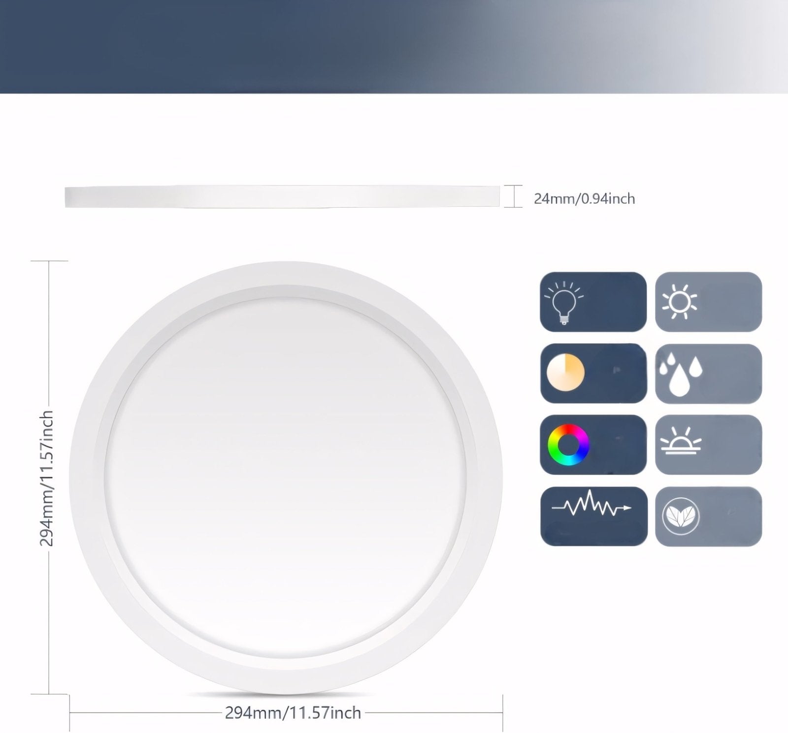 Plafon LED Oraoko 20W IP44 2100lm zimne światło | REEVE