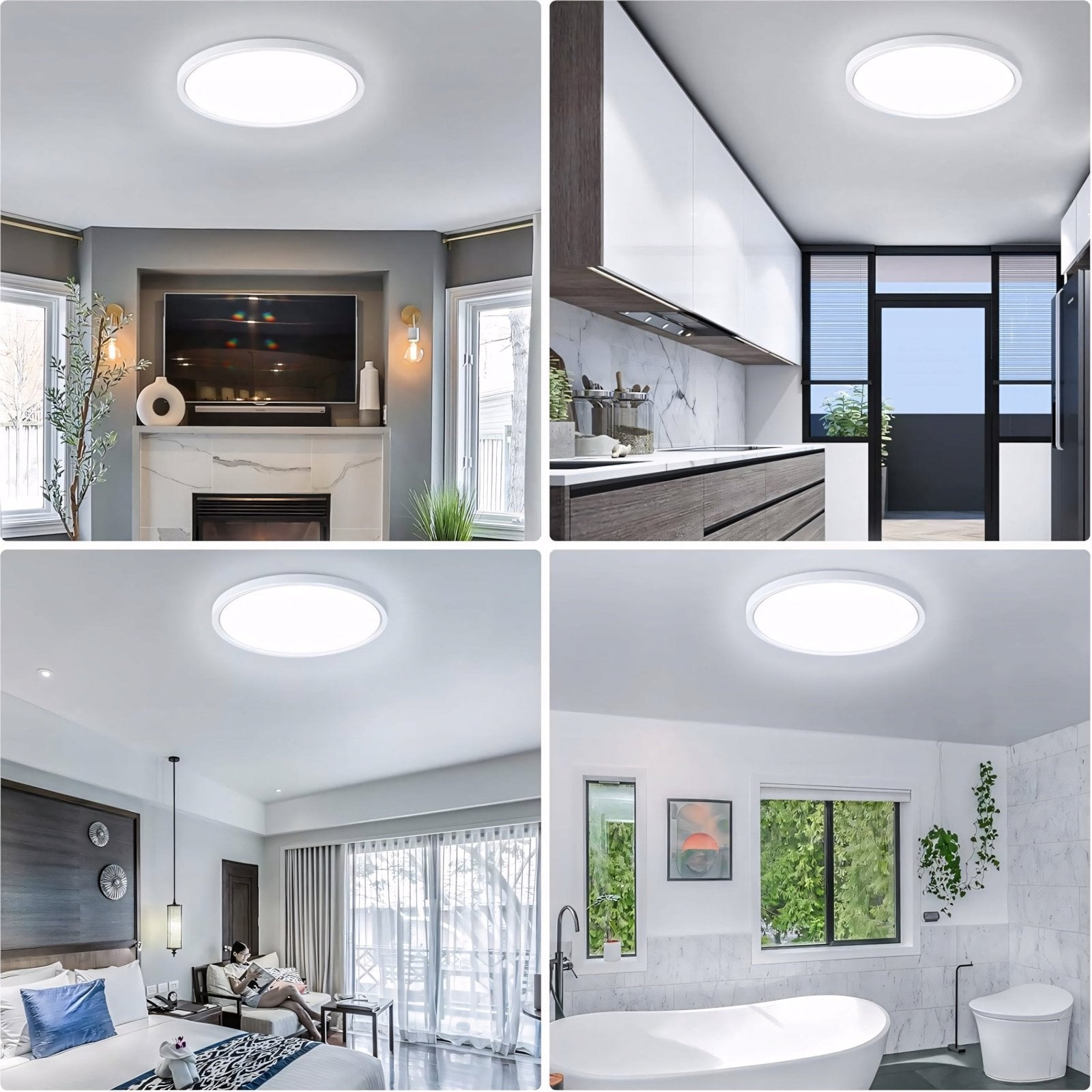 Plafon LED Oraoko 20W IP44 2100lm zimne światło | REEVE