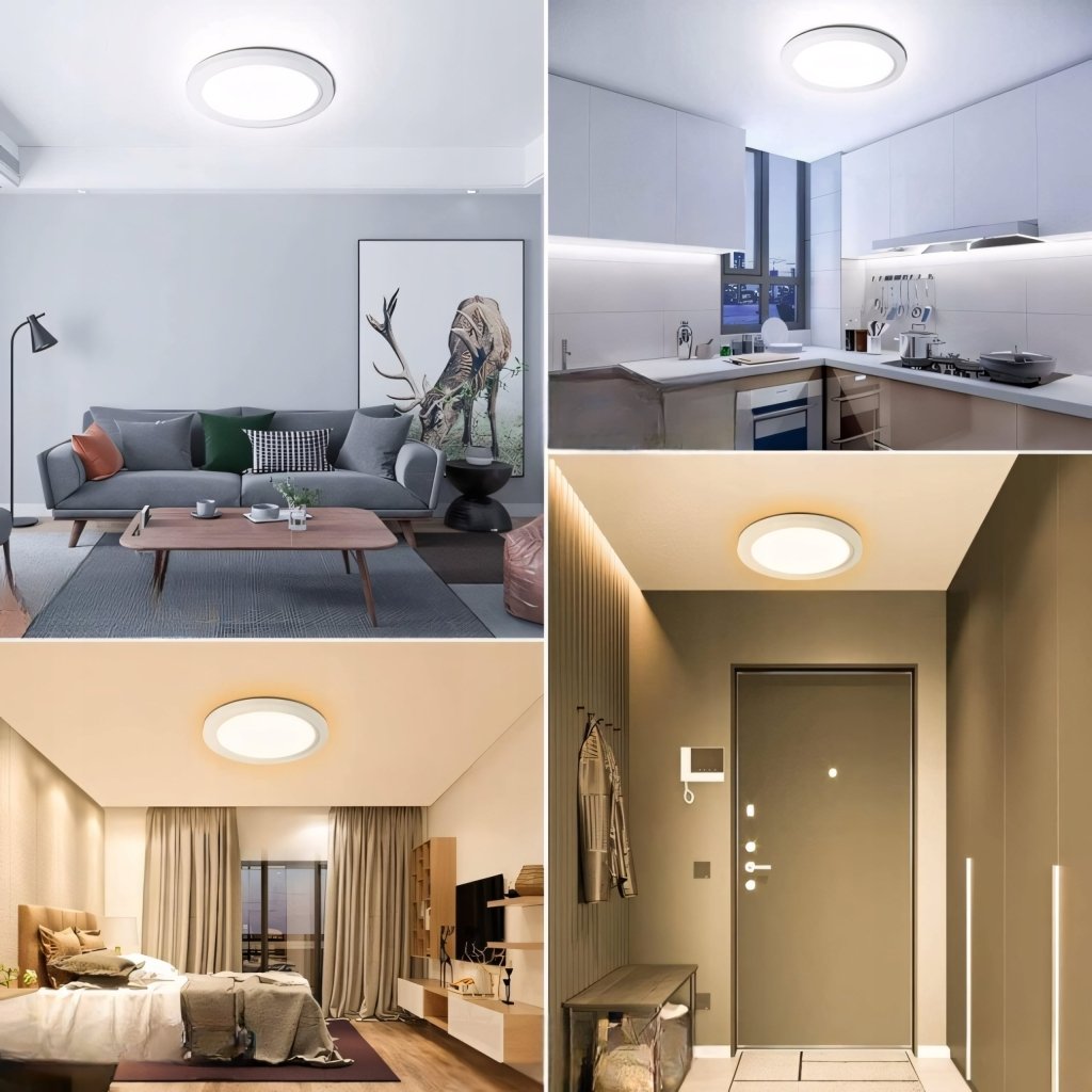 Plafon LED sufitowy 18W 1800LM IP54 3 barwy światła | REEVE