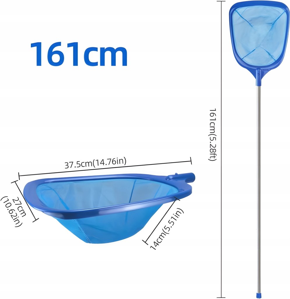Podbierak do basenu, kij aluminiowy 4 - częściowy, 161 cm | REEVE