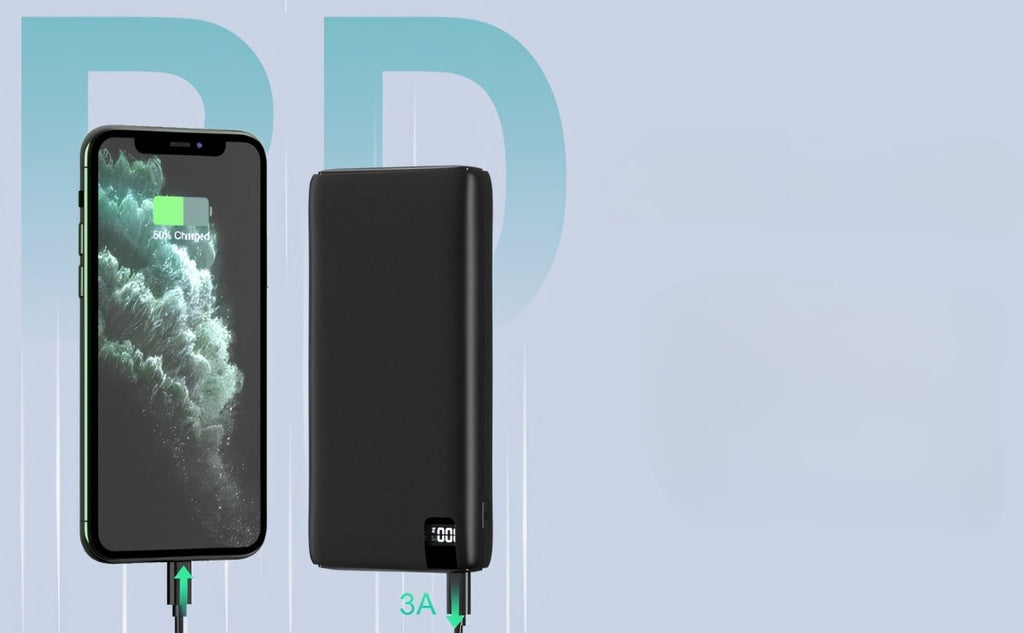 Powerbank 26800mAh czarny – 22,5W PD QC3.0 | REEVE