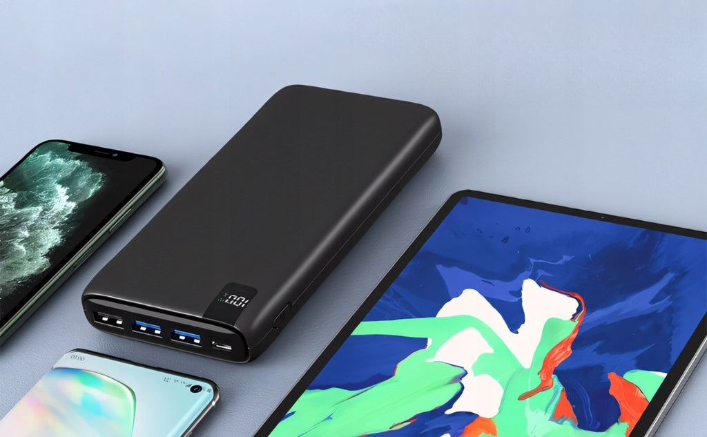 Powerbank 26800mAh czarny – 22,5W PD QC3.0 | REEVE