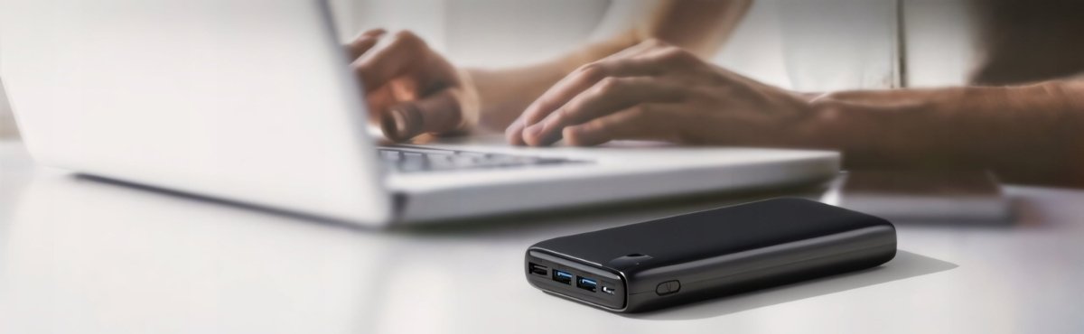 Powerbank 26800mAh czarny – 22,5W PD QC3.0 | REEVE