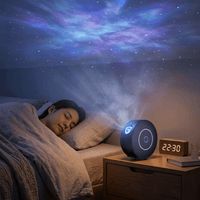 Projektor gwiazd LED 360°, Wi - Fi i sterowanie głosem, czarny | REEVE