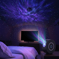 Projektor gwiazd LED 360°, Wi - Fi i sterowanie głosem, czarny | REEVE