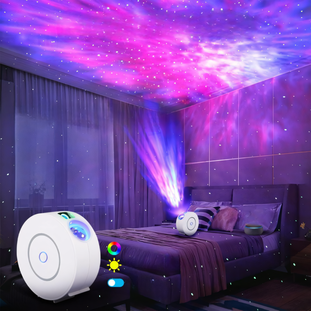 Projektor gwiazd LED 360°, Wi - Fi i sterowanie głosem | REEVE