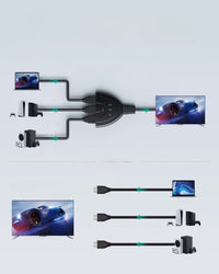 Przełącznik HDMI 3 wejścia / 1 wyjście, Full HD 1080p, 3D | REEVE