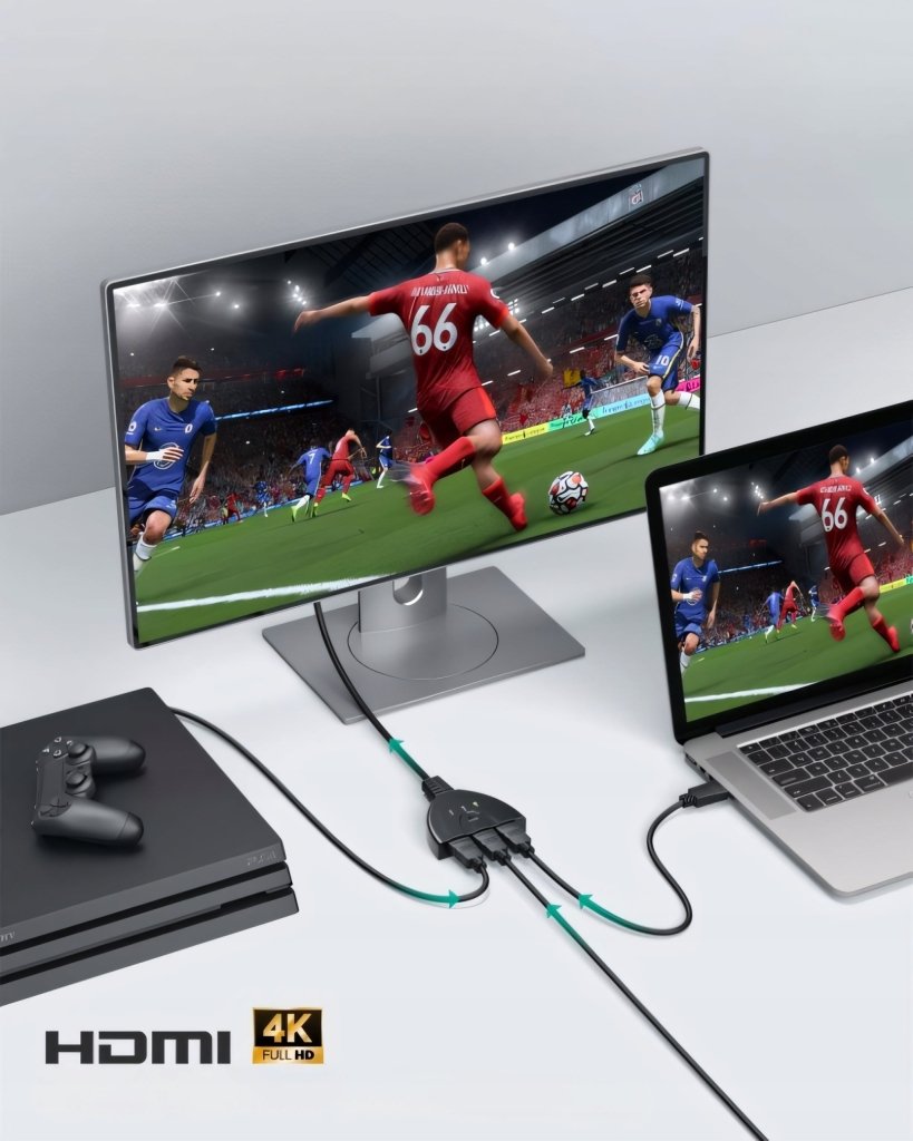 Przełącznik HDMI 3 wejścia / 1 wyjście, Full HD 1080p, 3D | REEVE