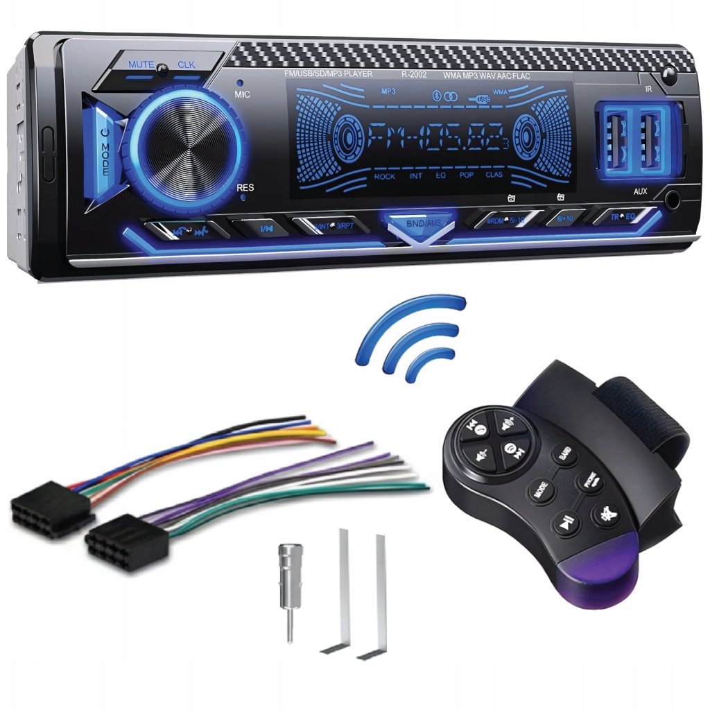 Radio samochodowe 1 DIN 4x65W bluetooth 5.0 RDS | REEVE