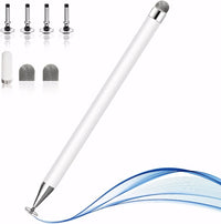 Rysik stylus pen uniwersalny biały – 2 w 1 | REEVE