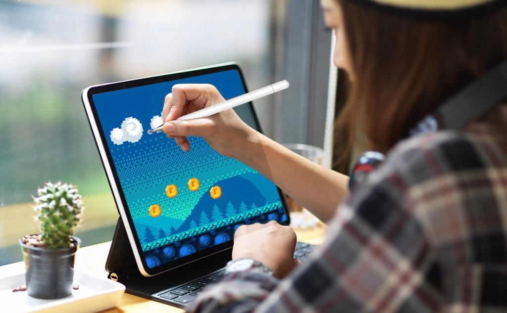 Rysik stylus pen uniwersalny biały – 2 w 1 | REEVE