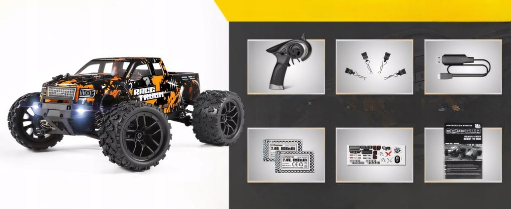 Samochód RC 4x4 1:18 36km/h – zestaw kompletny | REEVE