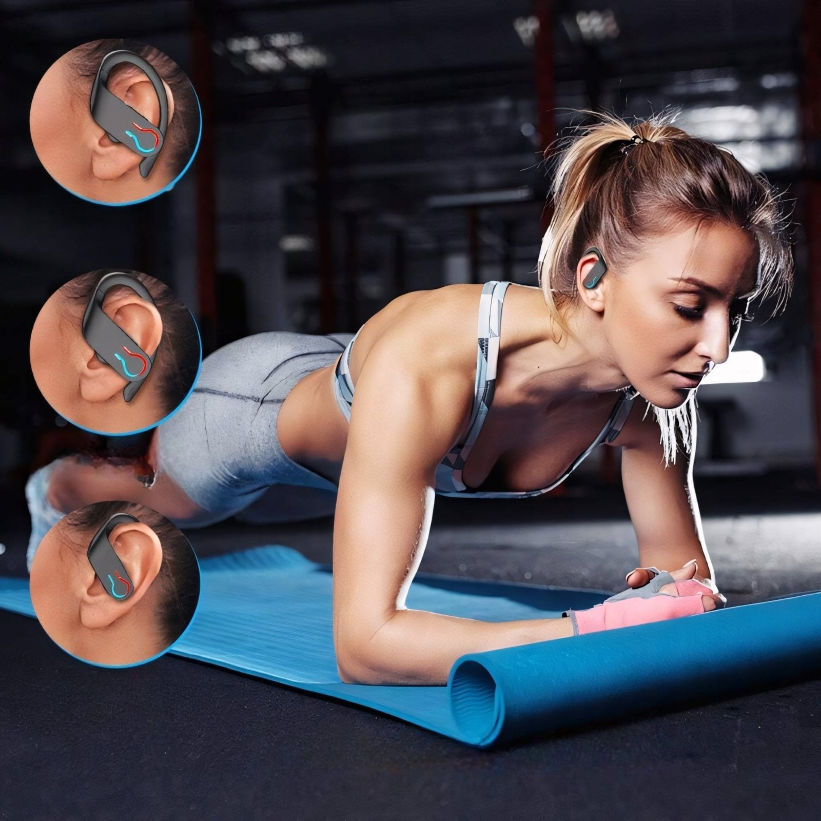 Słuchawki bezprzewodowe bluetooth 5.1 sportowe z powerbankiem | REEVE