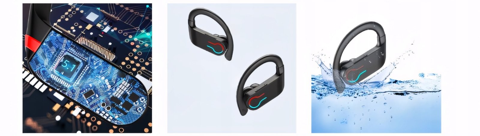 Słuchawki bezprzewodowe bluetooth 5.1 sportowe z powerbankiem | REEVE