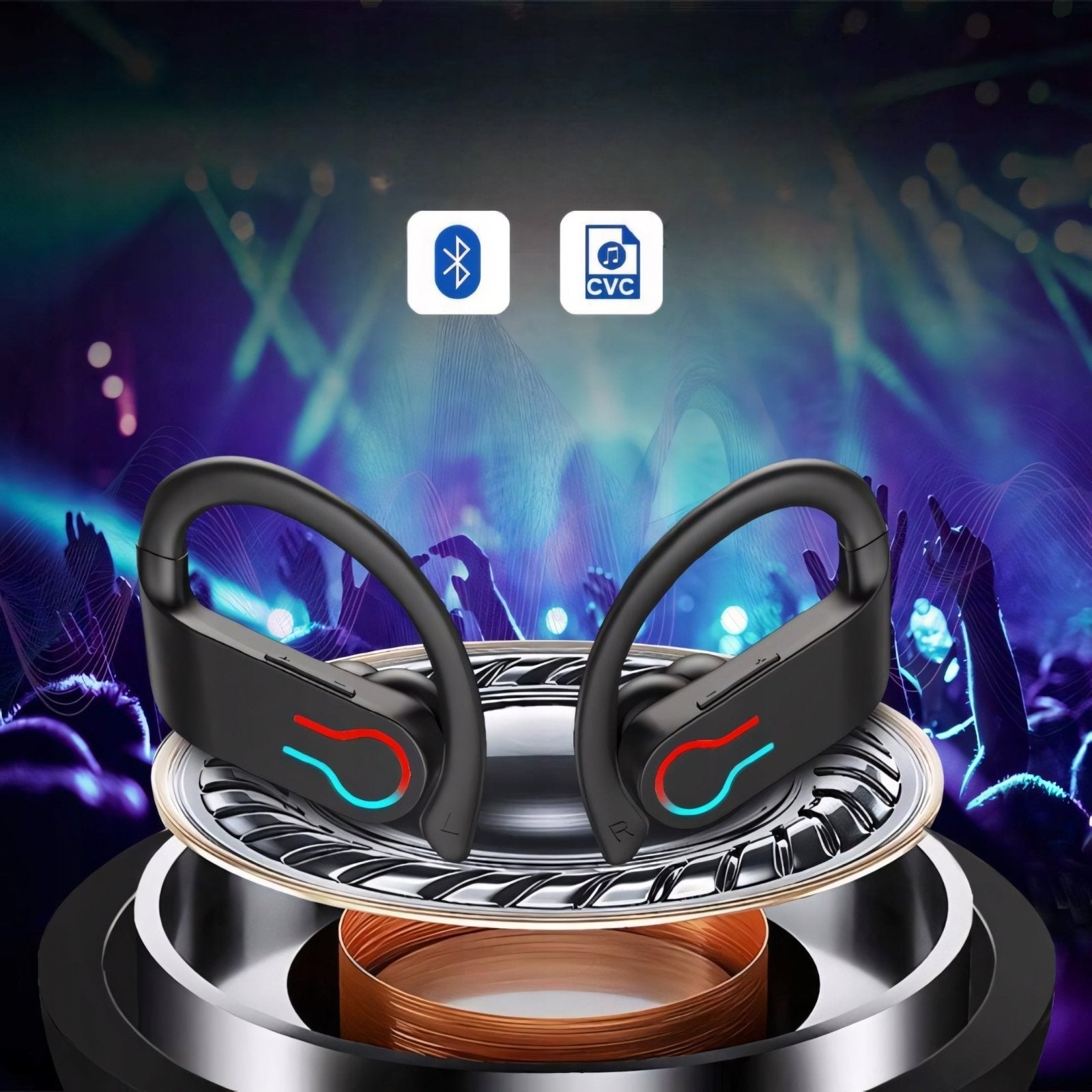 Słuchawki bezprzewodowe bluetooth 5.1 sportowe z powerbankiem | REEVE