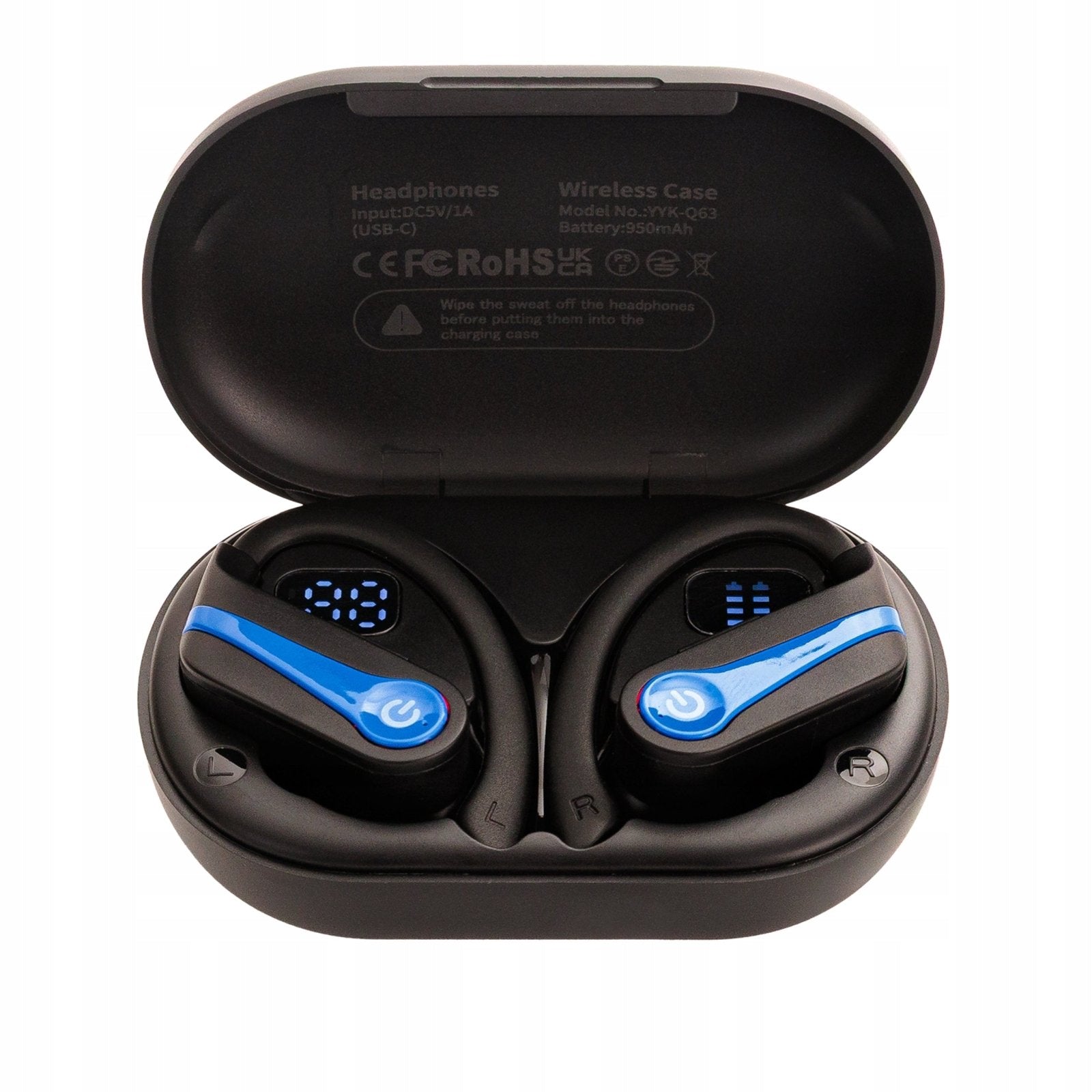 Słuchawki bezprzewodowe bluetooth 5.3 sportowe IPX7 | REEVE