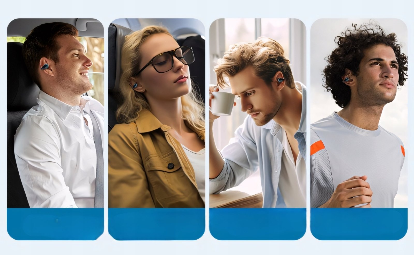 Słuchawki zauszne bluetooth 5.3 przewodnictwo kostne IPX7 | REEVE