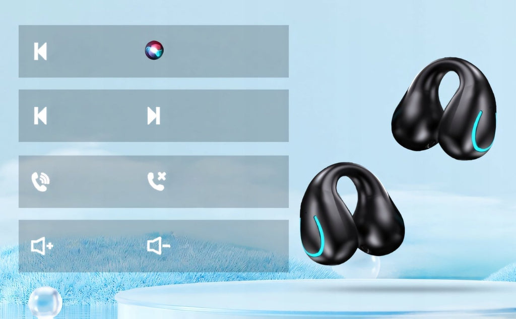 Słuchawki zauszne bluetooth 5.3 przewodnictwo kostne IPX7 | REEVE