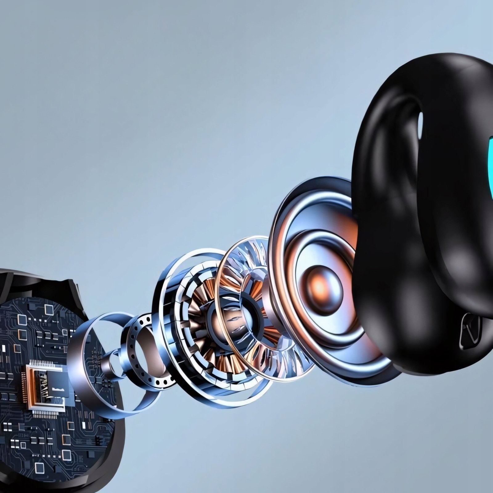 Słuchawki zauszne bluetooth 5.3 przewodnictwo kostne IPX7 | REEVE