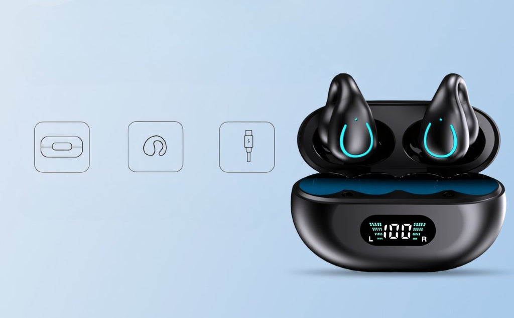 Słuchawki zauszne bluetooth 5.3 przewodnictwo kostne IPX7 | REEVE