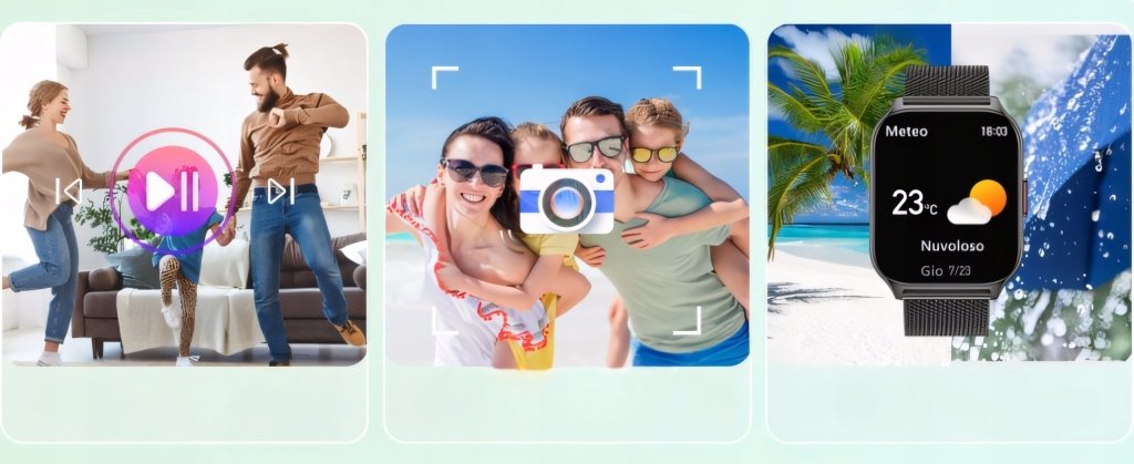 Smartwatch damski różowy 50mm polskie menu IP68 | REEVE