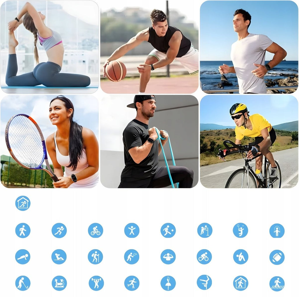 Smartwatch sportowy Q23 GPS pulsometr IP68 | REEVE