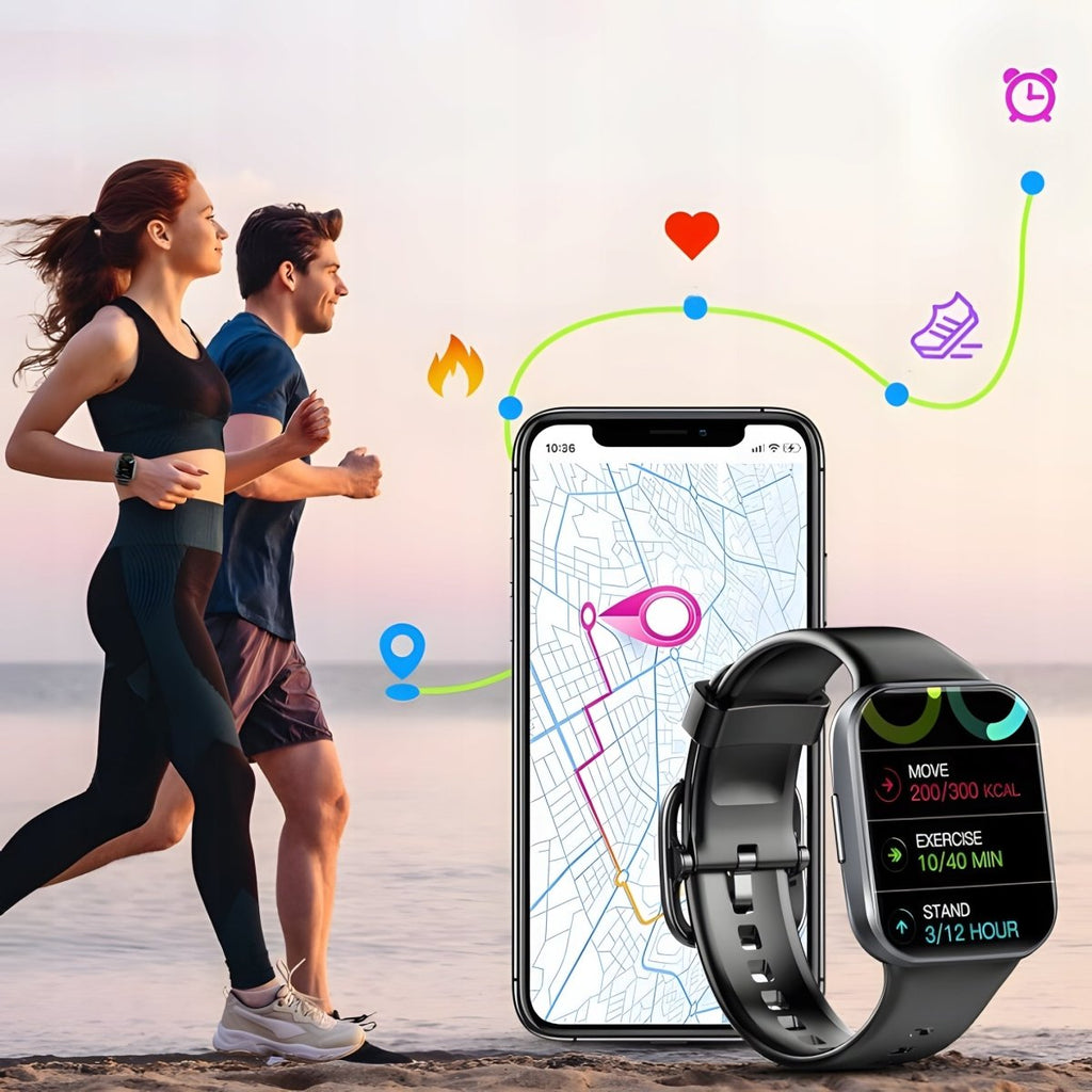 Smartwatch sportowy Q23 GPS pulsometr IP68 | REEVE